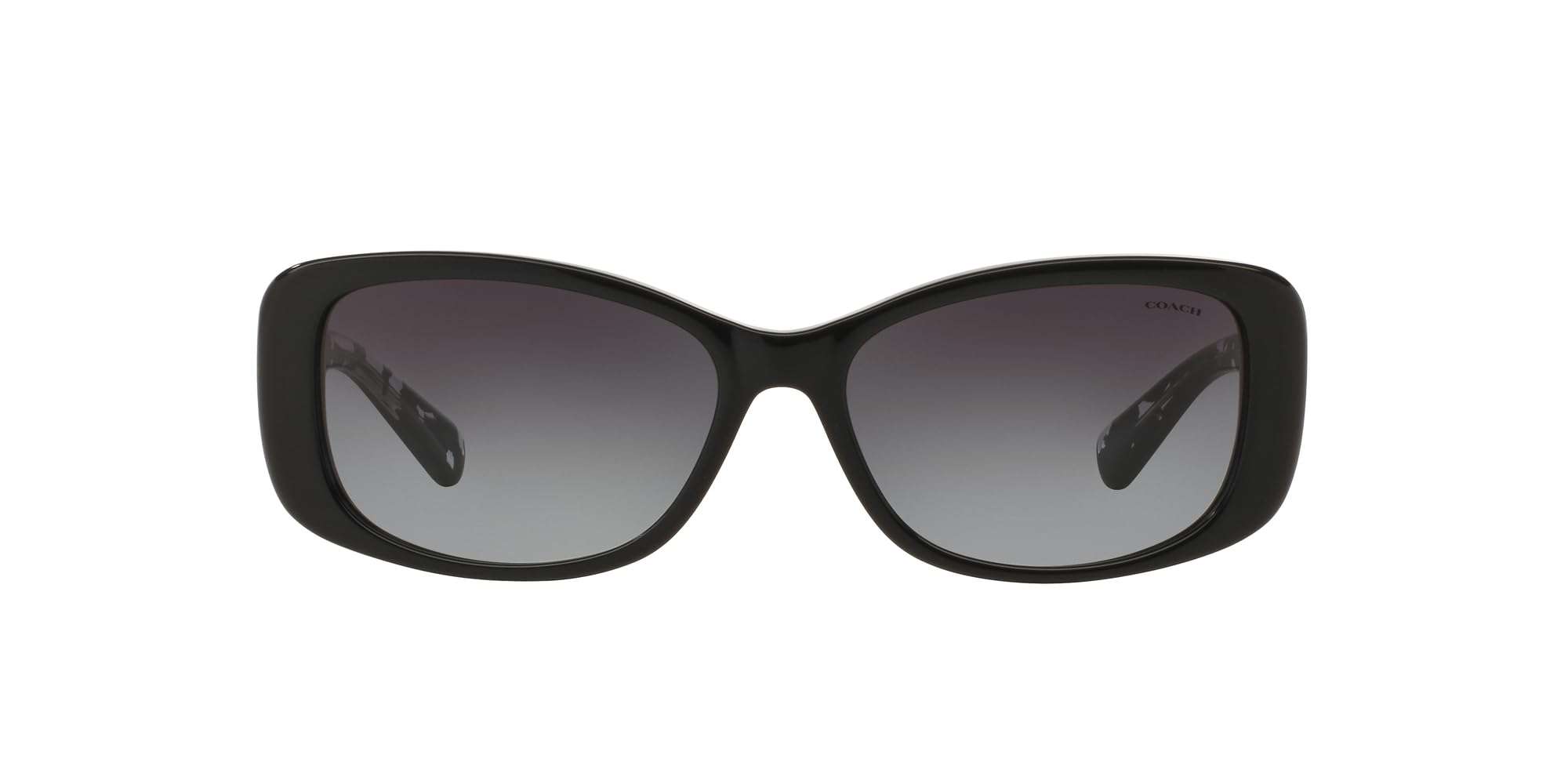 Coach HC8168 Sunglasses, Black/Grey Gradient, 56 mm