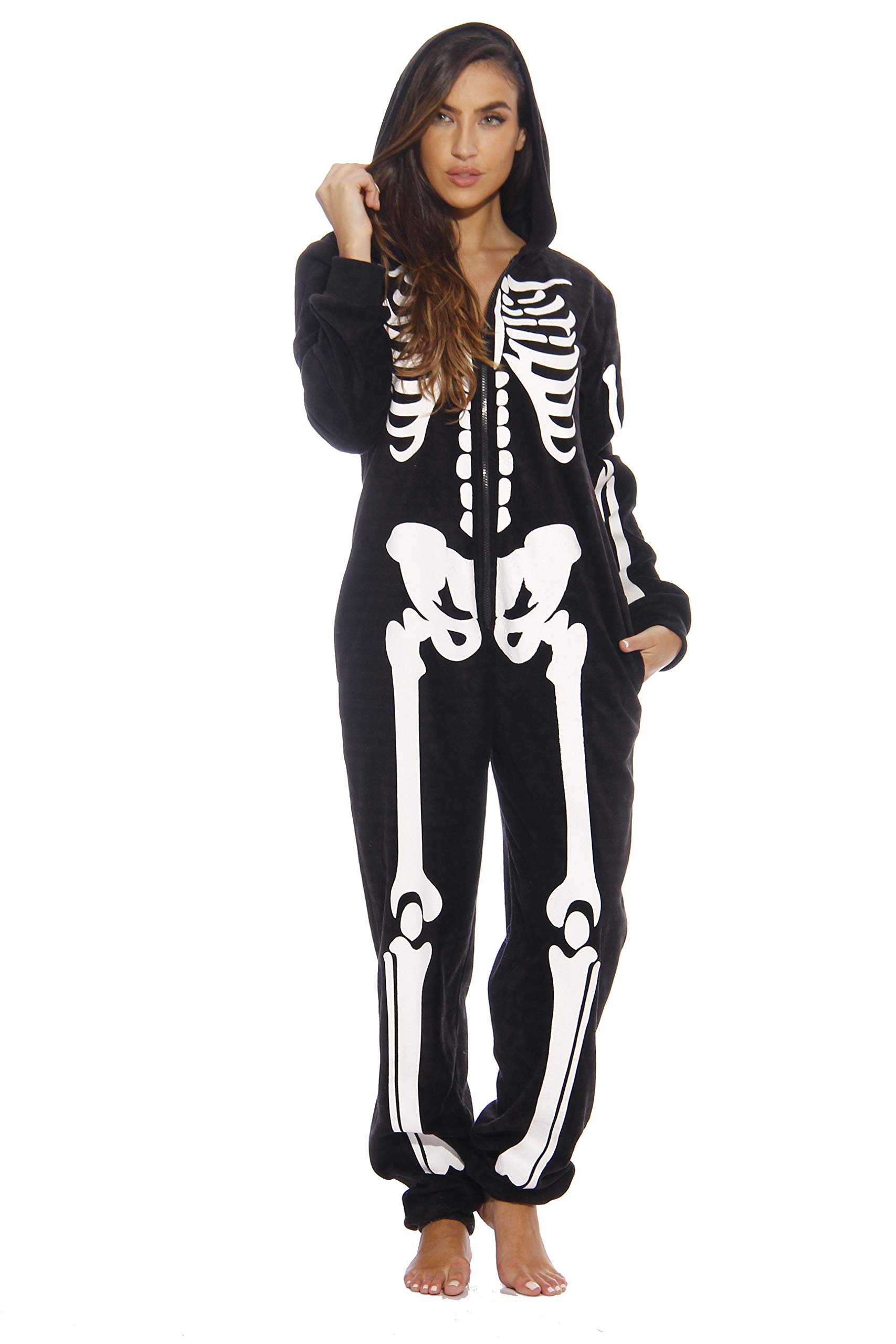 Just Love 6259-S Adult Onesie Skeleton Costume