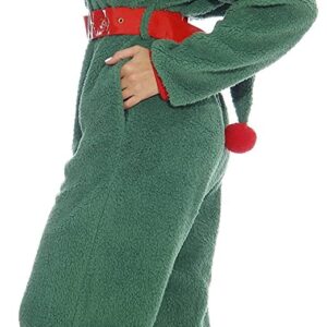 6414- Medium Elf Just Love Adult Onesie / Onesies / Pajamas/ Green