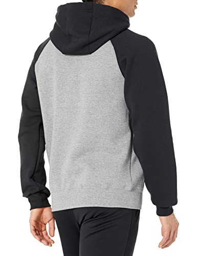 Russell Athletic Men's Dri Power Pullover Fleece Hoodie, Oxford/Black, Large