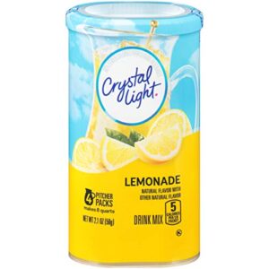 Crystal Light Sugar-Free Lemonade Drink Mix (4 Pitcher Packets)