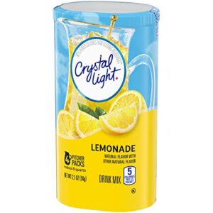 Crystal Light Sugar-Free Lemonade Drink Mix (4 Pitcher Packets)