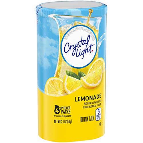 Crystal Light Sugar-Free Lemonade Drink Mix (4 Pitcher Packets)