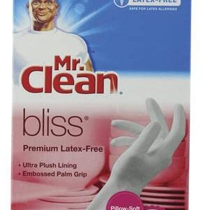 Mr. Clean Premium Latex-Free Gloves Bliss Medium Size (Pack of 2 Pairs)