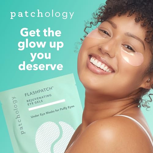 Patchology Eye Gels Patch (5 Pairs) - Natural Eye Patches for Puffy Eyes, Dark Circles and Eye Bags - Eye Mask Skincare for All Skin Types - Beauty & Personal Care Eye Patch