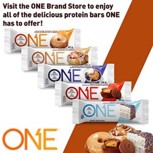 ONE Protein Bars, Cinnamon Roll, Gluten Free Protein Bars with 20g Protein and 1g Sugar, Pantry Staples, 2.12 oz (12 Count)