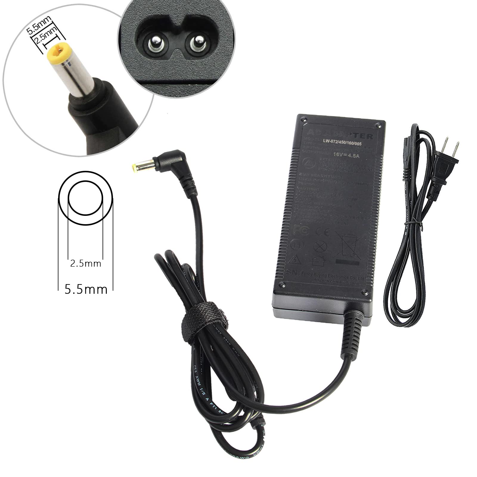 Charger for Panasonic Toughbook CF-18 CF-29 CF-30 CF-50 CF-51 CF-73