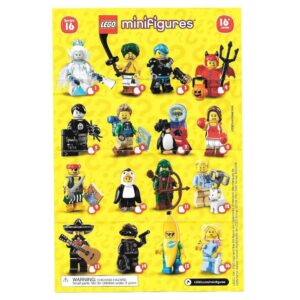 LEGO Series 16 Minifigures Blind Bag (Styles Vary, Sold Individually) - 71013, 5+ years