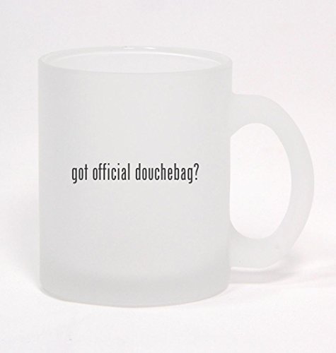 Los Drinkware Hermanos got official douchebag? - Frosted Glass Coffee Mug 10oz