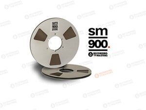 new rtm pyral basf sm900 1/4" 2500' 762m 10.5" metal reel nab hinged box rmg/emtec studio mastering tape r34620