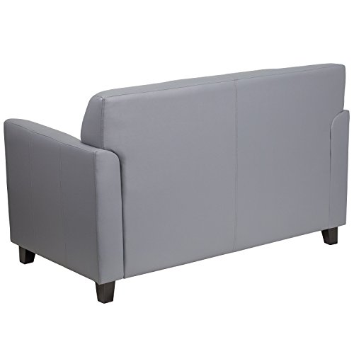 Flash Furniture HERCULES Diplomat Series Gray LeatherSoft Loveseat