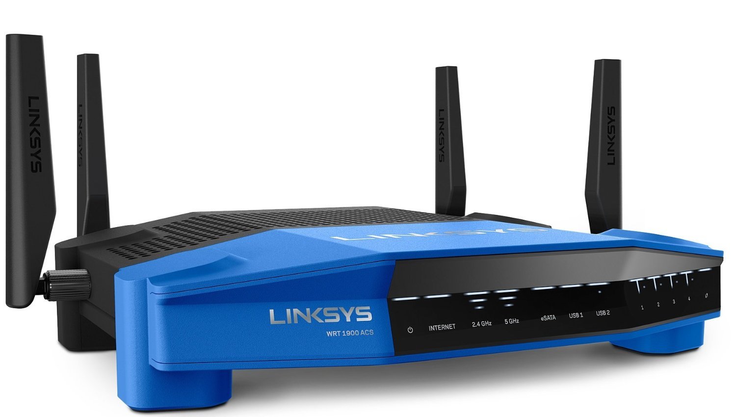 Linksys AC1900 Dual Band Open Source WiFi Wireless Router (WRT1900AC) Renewed