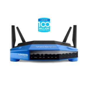 Linksys AC1900 Dual Band Open Source WiFi Wireless Router (WRT1900AC) Renewed