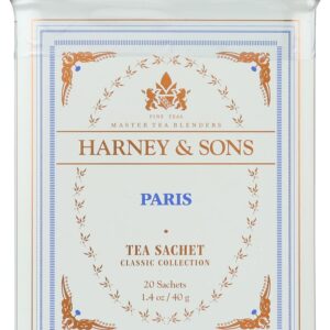 Harney & Sons, Paris Tea, 20 Tea Sachets, 1.4 oz (40 g)