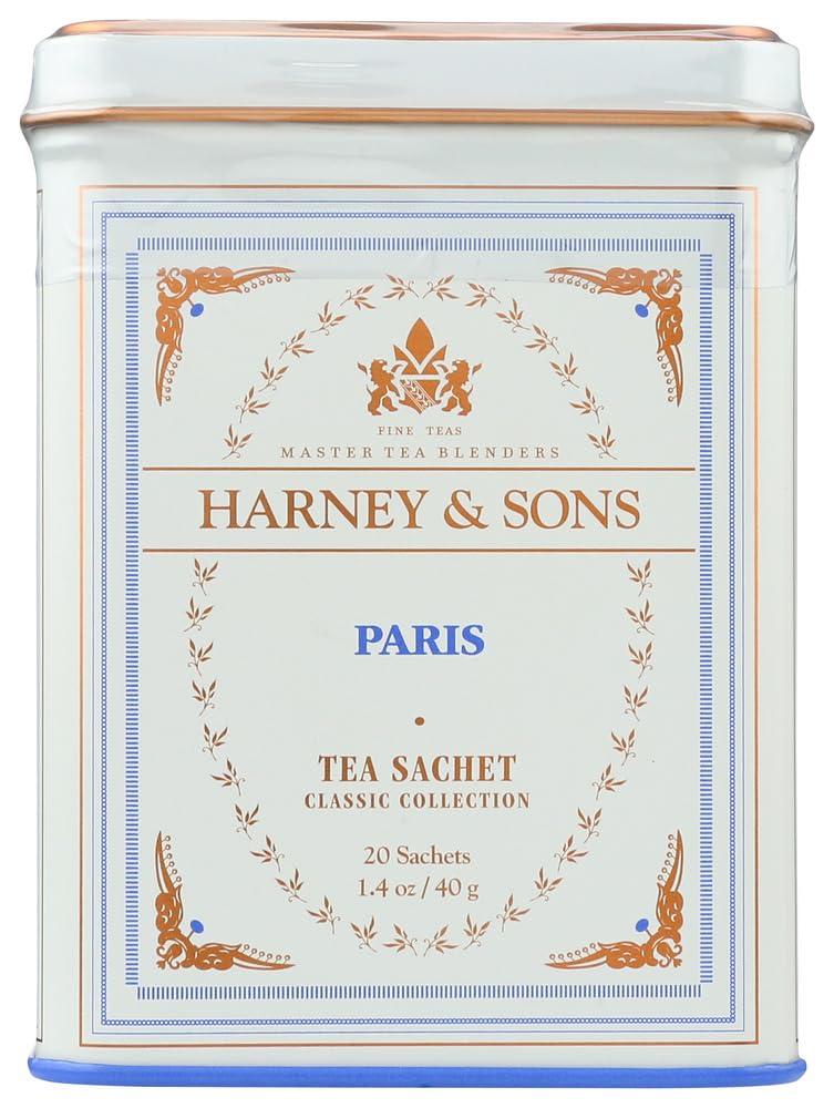 Harney & Sons, Paris Tea, 20 Tea Sachets, 1.4 oz (40 g)