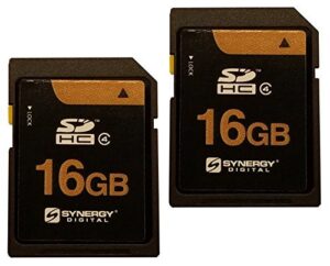 olympus pen-f digital camera memory card 2 x 16gb secure digital high capacity (sdhc) memory cards (2 pack)