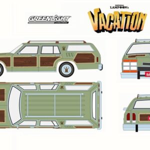 Greenlight National Lampoon's Vacation Family Truckster Wagon Queen 19013 - 1/18 Scale Diecast Model Toy Car