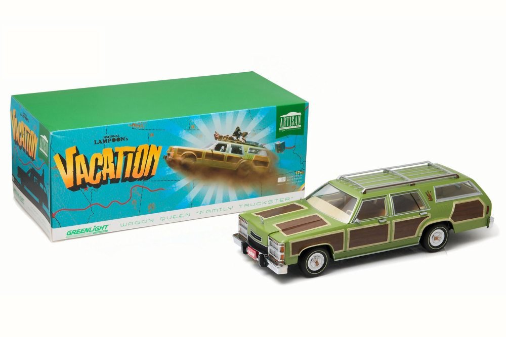 Greenlight National Lampoon's Vacation Family Truckster Wagon Queen 19013 - 1/18 Scale Diecast Model Toy Car