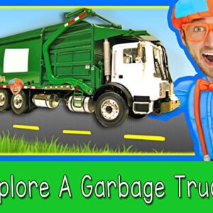 Explore A Garbage Truck with Blippi - Garbage Trucks for Children