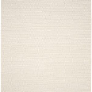 SAFAVIEH Natura Collection Area Rug - 8' x 10', Ivory, Handmade Wool, Ideal for High Traffic Areas in Living Room, Bedroom (NAT620A)