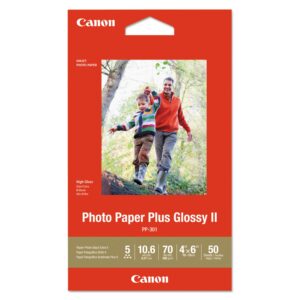 canon glossy photo paper plus ii, 4"x6"(50 sheets)