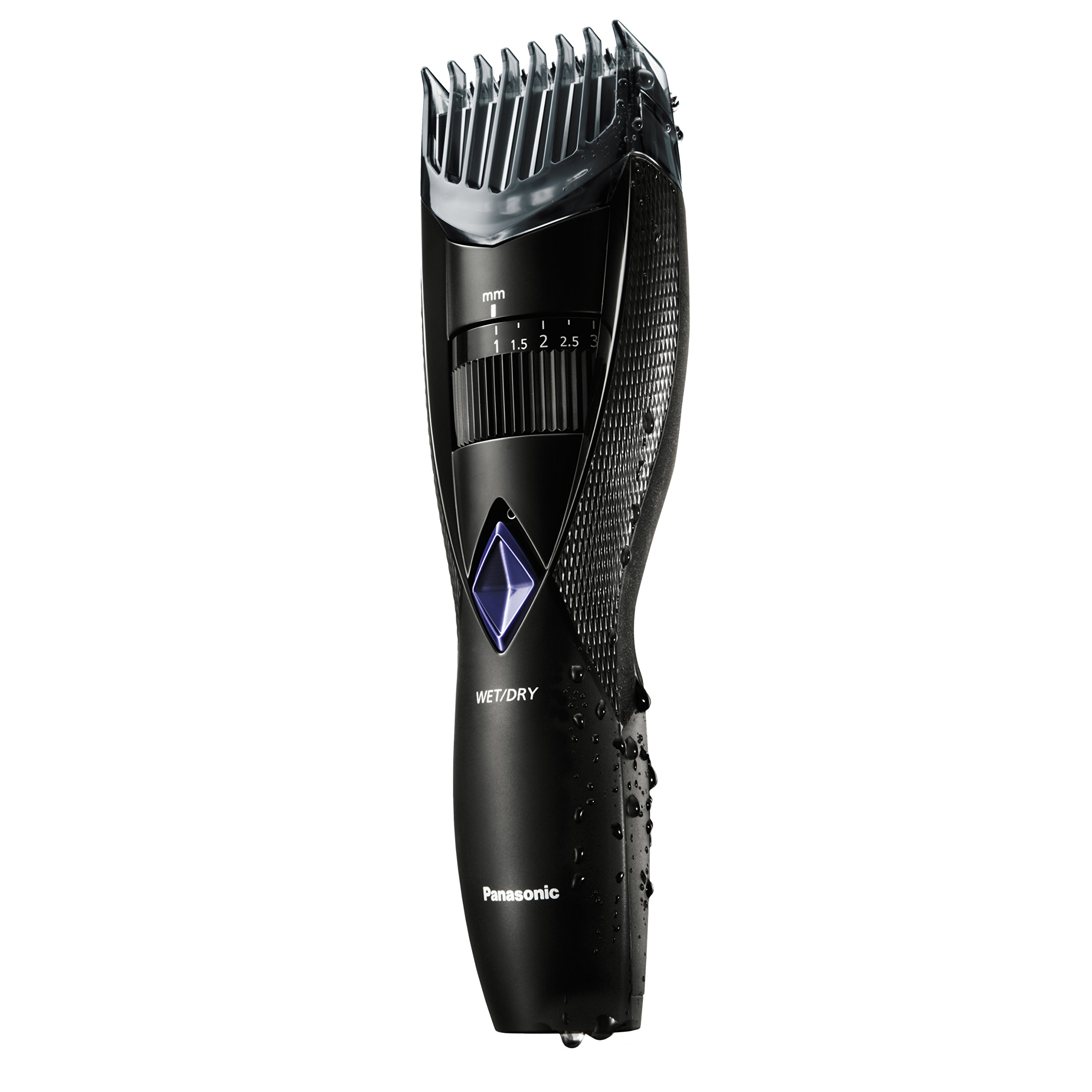 Panasonic Wet and Dry Cordless Electric Beard and Hair Trimmer for Men, Black, 6.6 Ounce