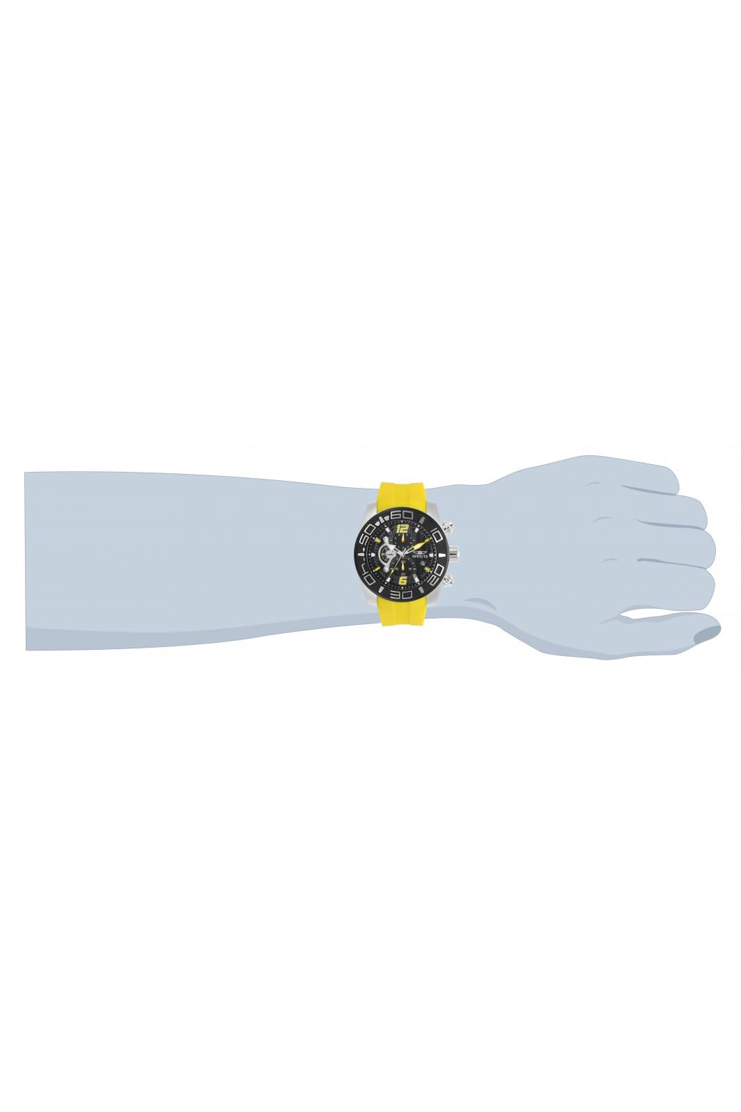 Invicta Men's 22808 Pro Diver Analog Display Quartz Yellow Watch