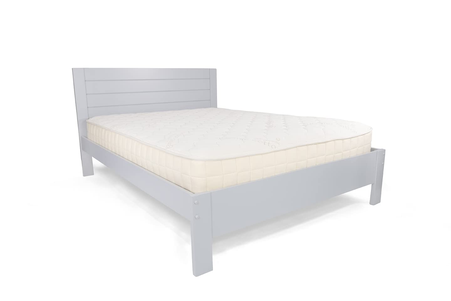 Naturepedic Verse Organic Kids Mattress - Queen Firm Mattress with Encased Coil Layers - Quilted and Waterproof Sides - Universal Comfort Mattress for Trundle Bed and Bunk Bed