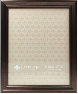 lawrence frames 535580 bronze 8x10 classic detailed oil rubbed picture frame