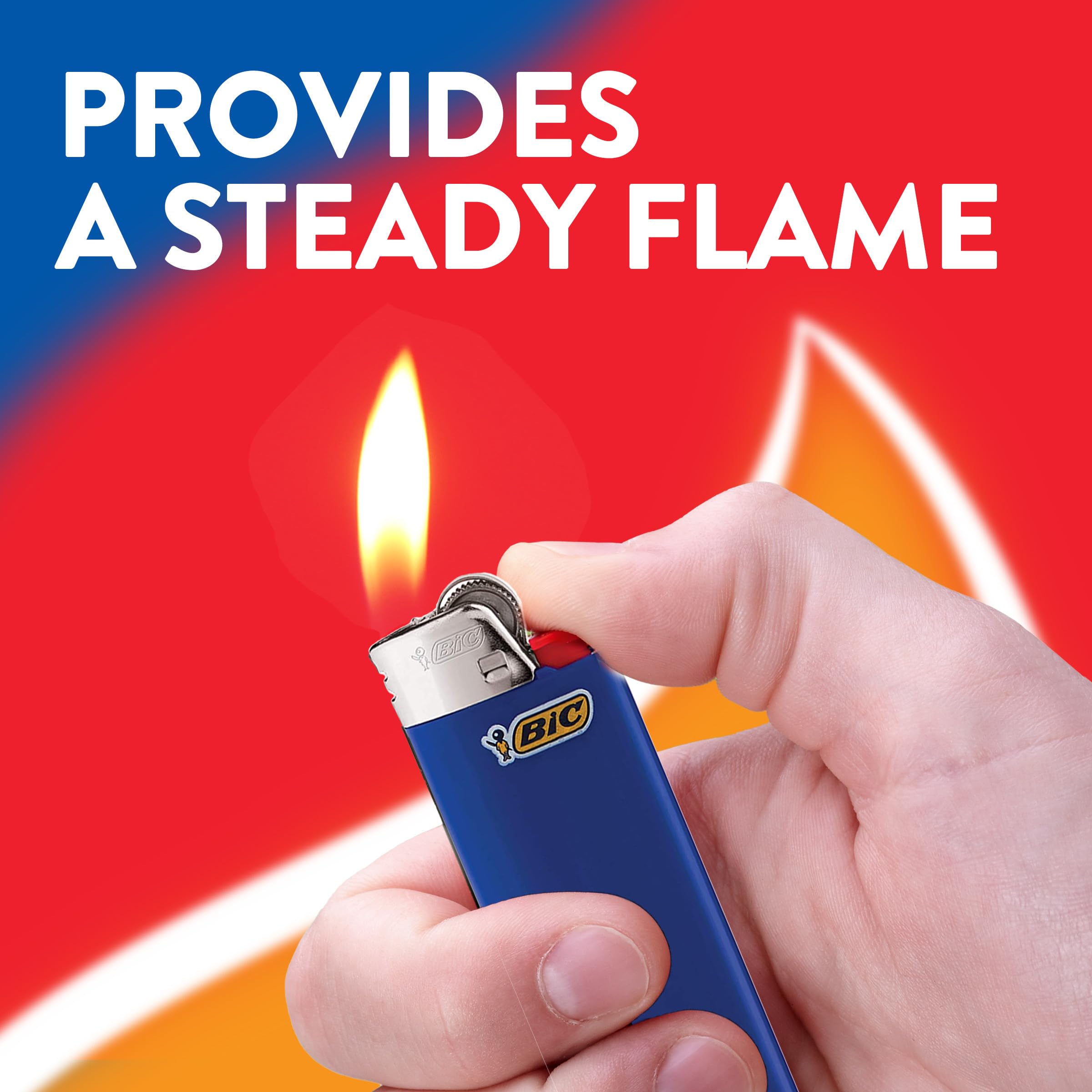 BIC Pocket Lighter, Special Edition Bohemian Collection, Assorted Unique Lighter Designs, 8 Count Pack of Lighters