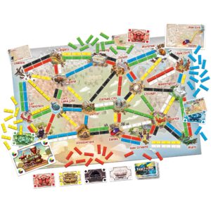 Ticket to Ride First Journey Board Game - Fun and Easy for Young Explorers! Train Strategy Game, Family Game for Kids & Adults, Ages 6+, 2-4 Players, 15-30 Min Playtime, Made by Days of Wonder