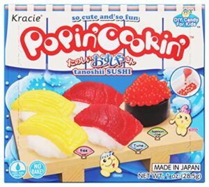 kracie popin' cookin' diy candy sushi kit, no bake, 1 ounces (pack of 1)