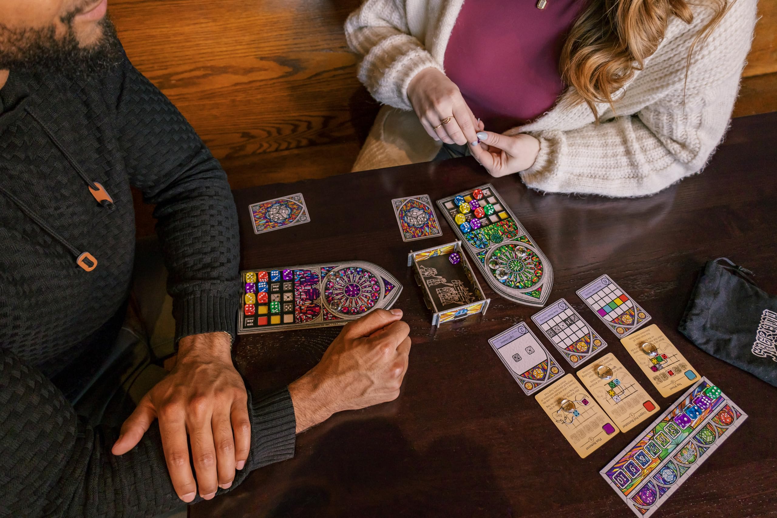 Sagrada Board Game | Family Game for Kids and Adults | Dice Drafting and Placement Strategy Game | Ages 10+ | 1 to 4 Players | by Floodgate Games