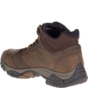 merrell mens moab adventure mid wp hiking boot, brown dark earth, 10.5 us