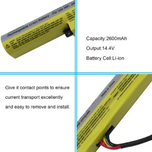 Gomarty L12S4K01 Battery Compatible with Lenovo Ideapad Z400 Z500 Z510 P500 P400 Touch Series L12S4E21 L12M4E21 L12M4K01 4INR19/65-1 14.8V 48WH