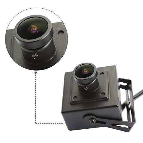 ELP 170degree Fisheye Lens Wide Angle USB Camera with Housing 1080P High Speed UVC USB2.0 PC Camera CMOS 0V2710 100fps 60fps 30fps Video Webcam for Computer, Laptop, Windows, Linux, Mac, Raspberry Pi