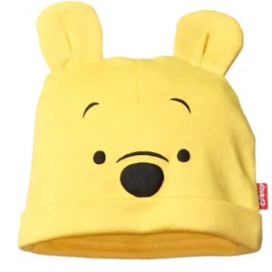 Disney Boys' Winnie the Pooh Bodysuit with Cap Set, Yellow, 3/6M