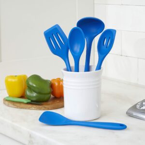 Better Houseware 5Piece Silicone Cooking Utensil Set, , Blue