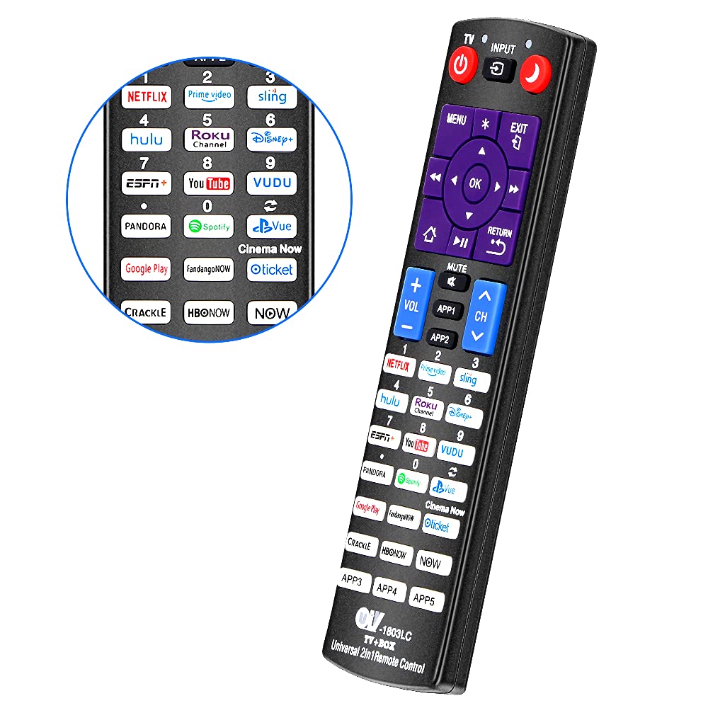 Replacement Remote for All Roku TVs and Roku Players