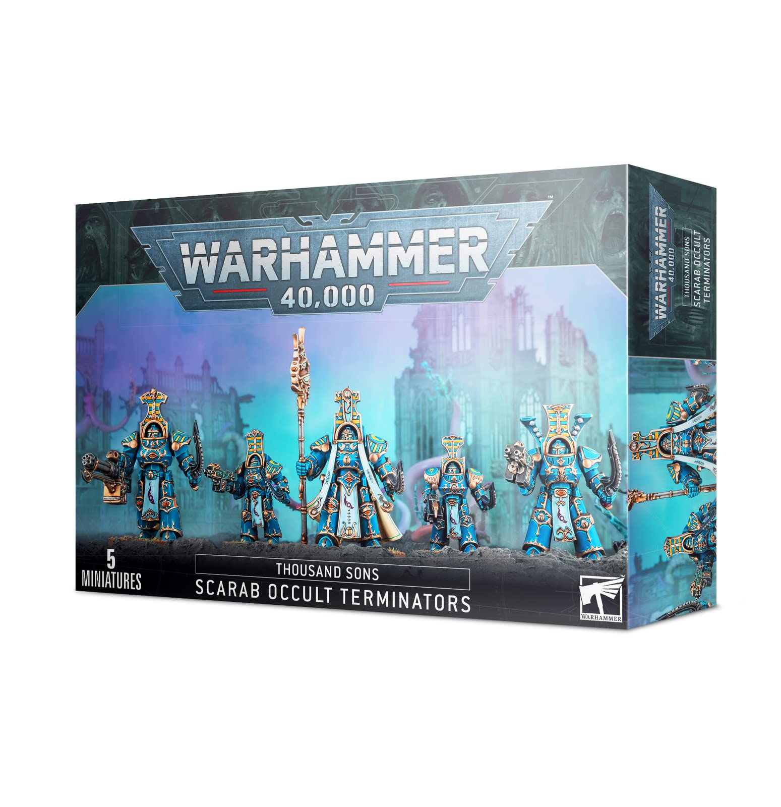 Games Workshop 99120102066" Thousand Sons Scarab Occult Terminators for ages 12 years to 99 years