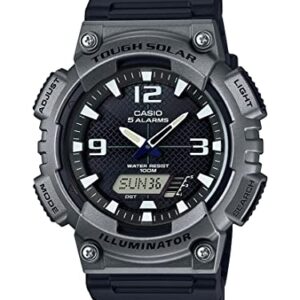 Casio Men's AQ-S810W-1A4VCF Tough Solar Analog Display Quartz Black Watch