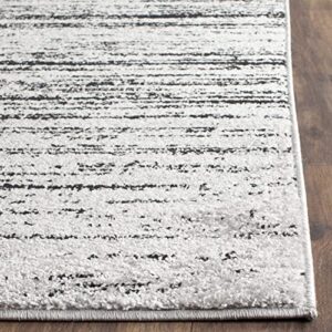 SAFAVIEH Adirondack Collection Area Rug - 8' x 10', Light Grey / Grey, Modern Ombre Design, Non-Shedding & Easy Care, Ideal for High Traffic Areas in Living Room, Bedroom (ADR113C)