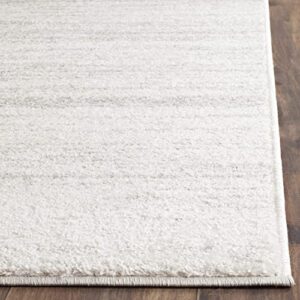 SAFAVIEH Adirondack Collection Area Rug - 8' x 10', Light Grey / Grey, Modern Ombre Design, Non-Shedding & Easy Care, Ideal for High Traffic Areas in Living Room, Bedroom (ADR113C)