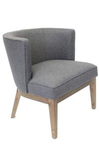 boss office products (bosxk) ava drift accent chair, slate grey