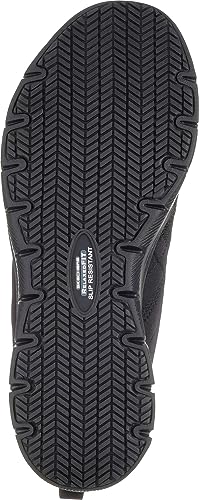 Skechers Women's Ghenter Srelt Work Shoe, Black, 6 M US