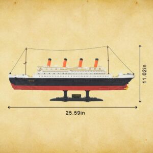 SuSenGo Building Bricks for Titanic 1021 Pieces Block Model Kit