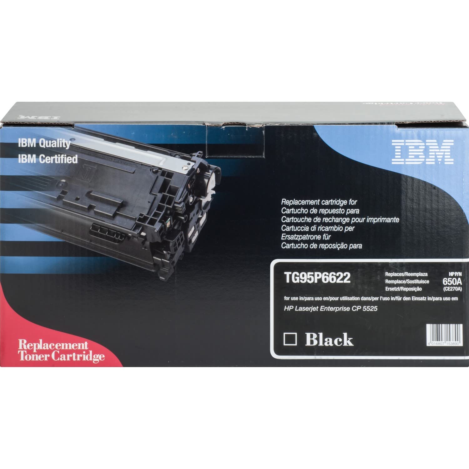 IBM Remanufactured Toner Cartridge - Alternative for HP 650A (CE270A)