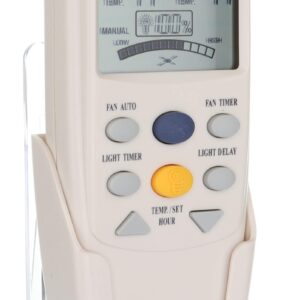 Anderic Replacement FAN-9T with FAN TIMER key Thermostatic Remote Control for Hampton Bay Ceiling Fans - FAN9T (FCC ID: L3HFAN9T, PN: FAN9T)