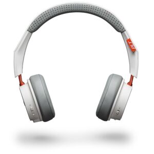 Plantronics BackBeat 500 Wireless Bluetooth Headphones - Lightweight Memory Foam Headband and Earcups - Compatible with iPhone, iPad, Android, and Other Smart Devices - White