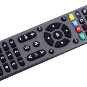 GE Universal Remote Control, Samsung Remote, Universal TV Remote for Roku TV, Vizio, LG, Sony, Sharp, Roku, Apple TV, TCL, Panasonic, Streaming Players, Blu-ray, DVD, 4-Device, Graphite, 33711